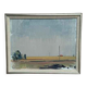 Original Mid Century Swedish Oil on Panel – “Landscape” by Unknown Artist
