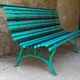 Old garden bench