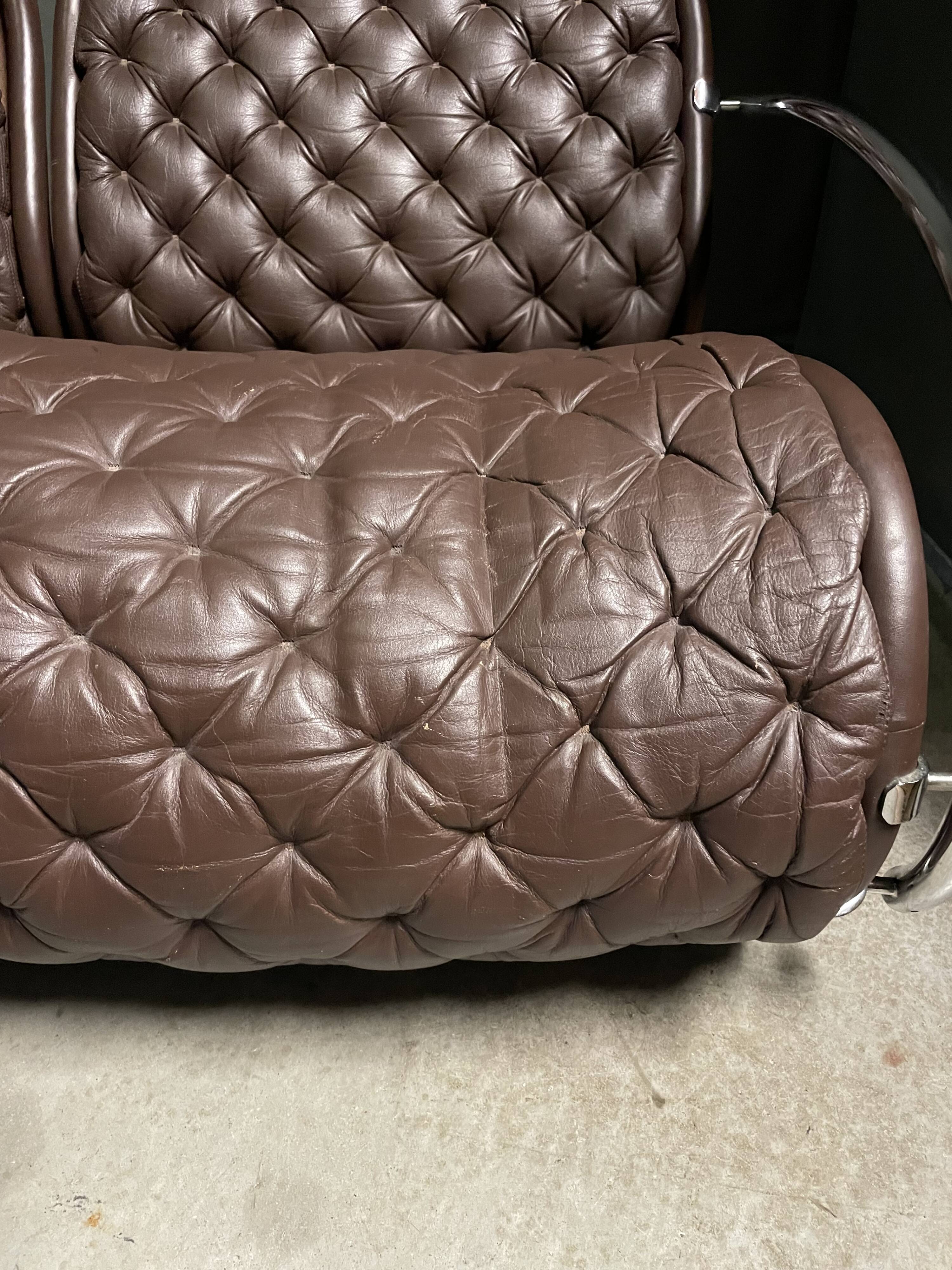 Rare 2 part ''g de luxe' sofa by verner panton for fritz hansen