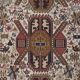 Vintage Turkish rug from Oushak, hand-woven 107x192 cm