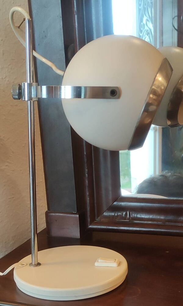 Lampe Aluminor Eye Ball articulée et réglable, années 1960