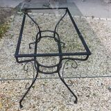 table de salla à manger plateau en verre