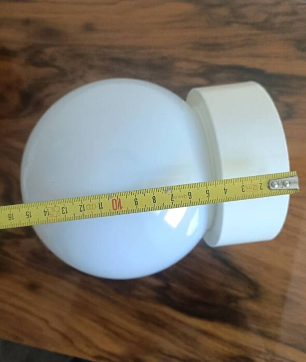 Wall light, ceiling light, opaline ball.