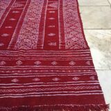 Kilim red wool handmade