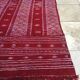 Kilim red wool handmade
