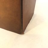 Japanese leather lamp, 1970