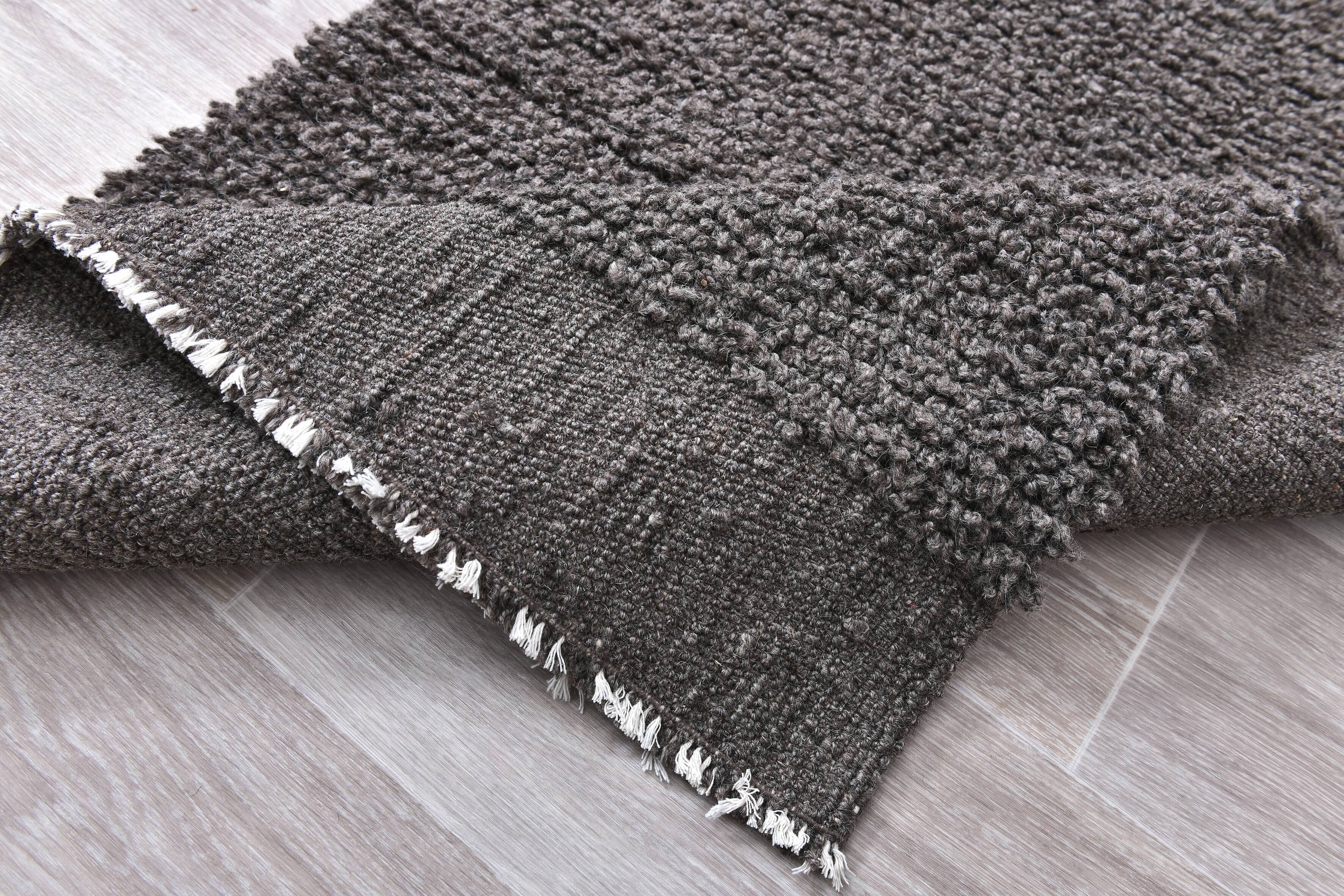 2x8 Brown Moroccan Runner Rug 68x254Cm SK 240964