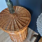 Wicker Table/Stool