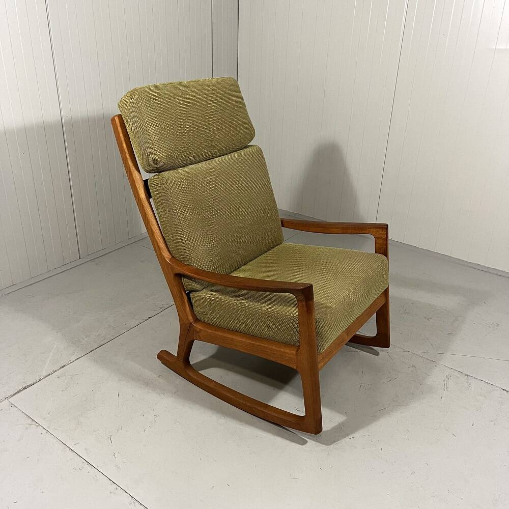 Ole Wanscher high back rocking chair Senator 1960’s
