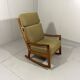 Fauteuil à bascule à dossier haut Ole Wanscher Senator années 1960