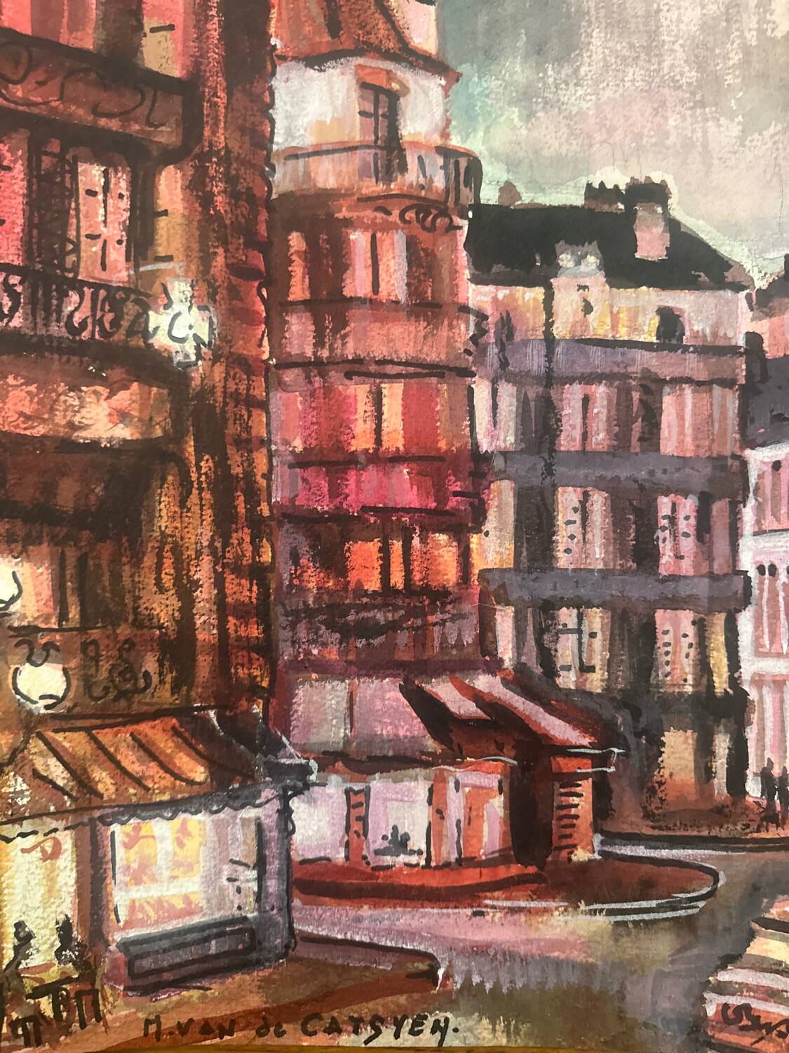"The buildings" par l'artiste Marcel van de Catsyen