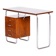 Bauhaus Writing Desk in Oak and Chrome by R. Slezák, Czech, 1930s