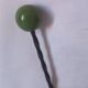 Vintage metal and wooden ball coat rack