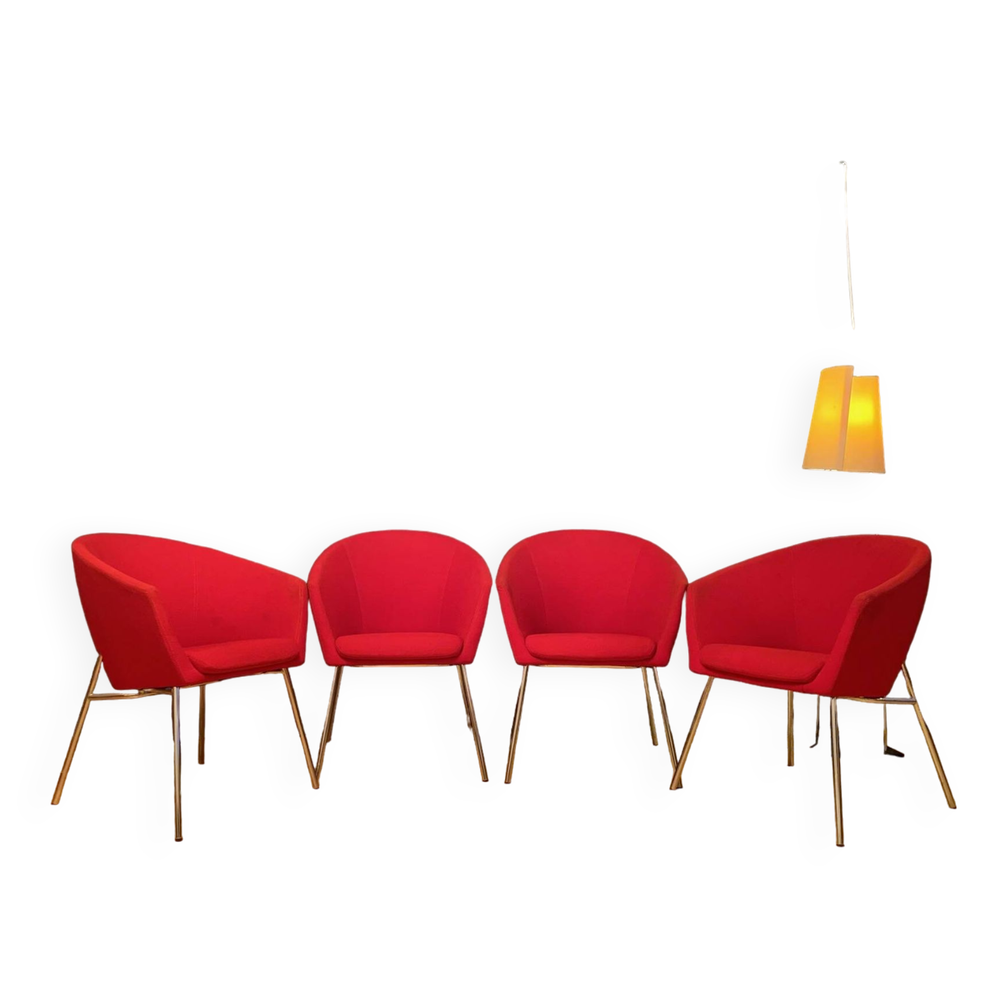 A set of four Megan club armchairs designed by René Holten, Artifort, the Netherlands