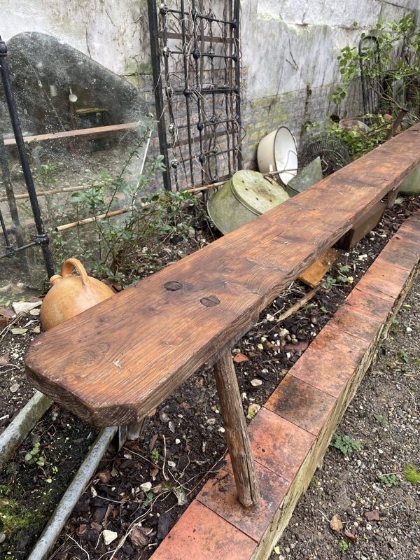 Banc en chêne massif