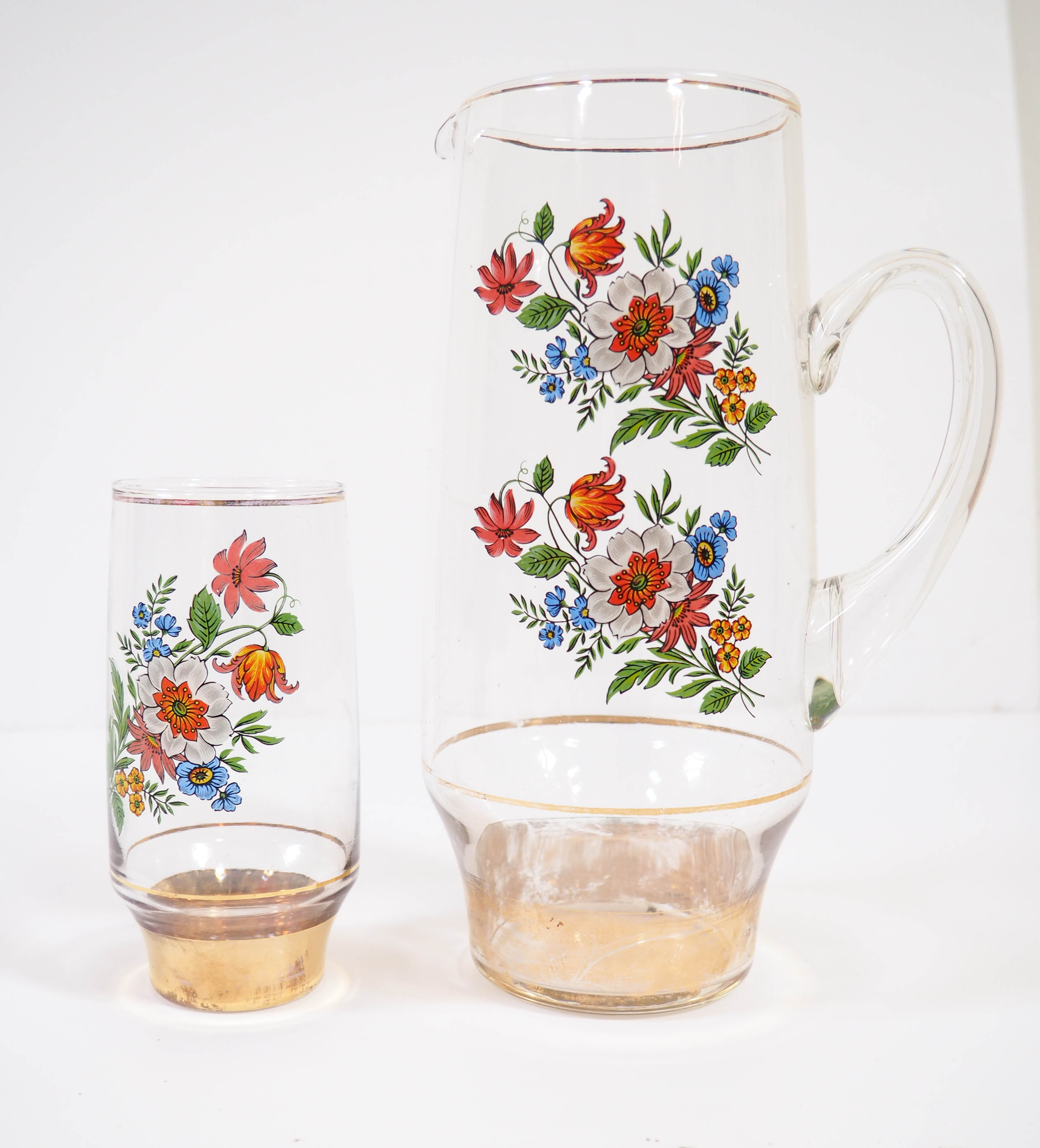 Orangeade service from the 60s