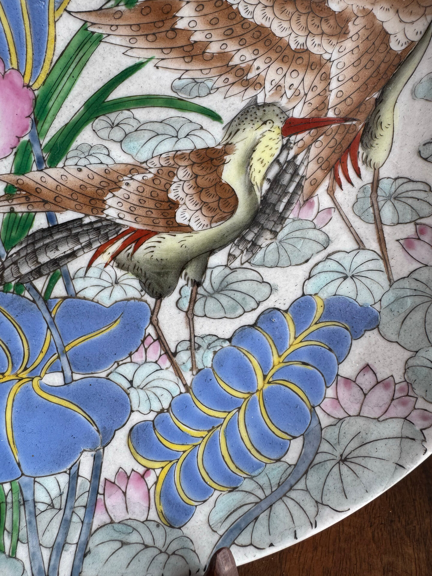 Pair of plates from Jingdezhen, China, early 20th century.