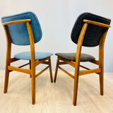 Set of four dining chairs