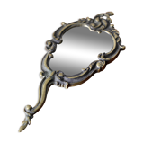 Antique hand mirror