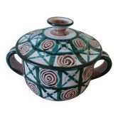 Ceramic pot signed Robert Picault, Vallauris.