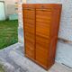Storage craft cabinet with double oak curtains 1950