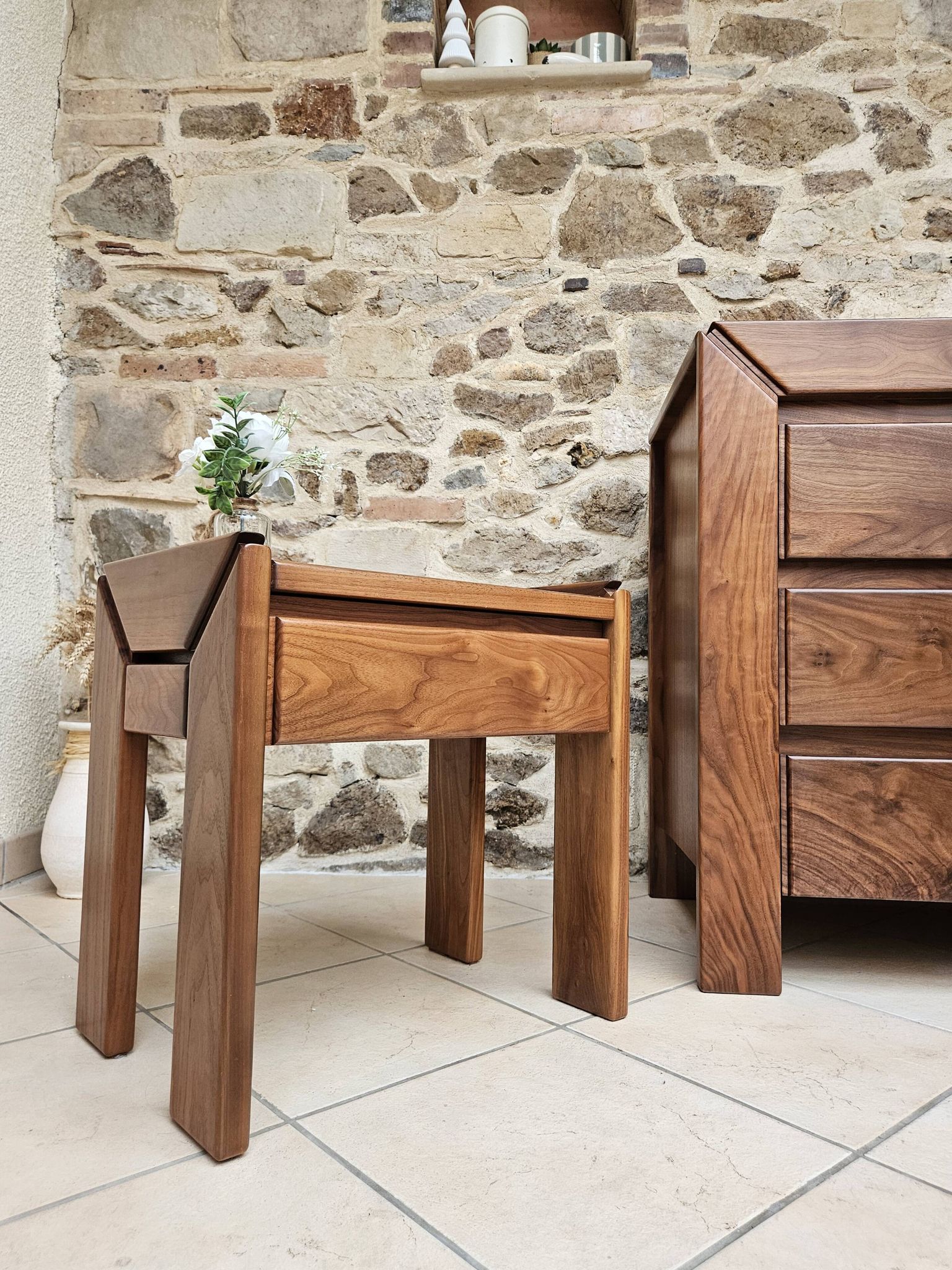 Chest of drawers and bedside table Maison Regain