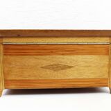 Solid wood chest