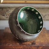 Vintage ceramic pendant light, ceramic lampshade, hanging lamp