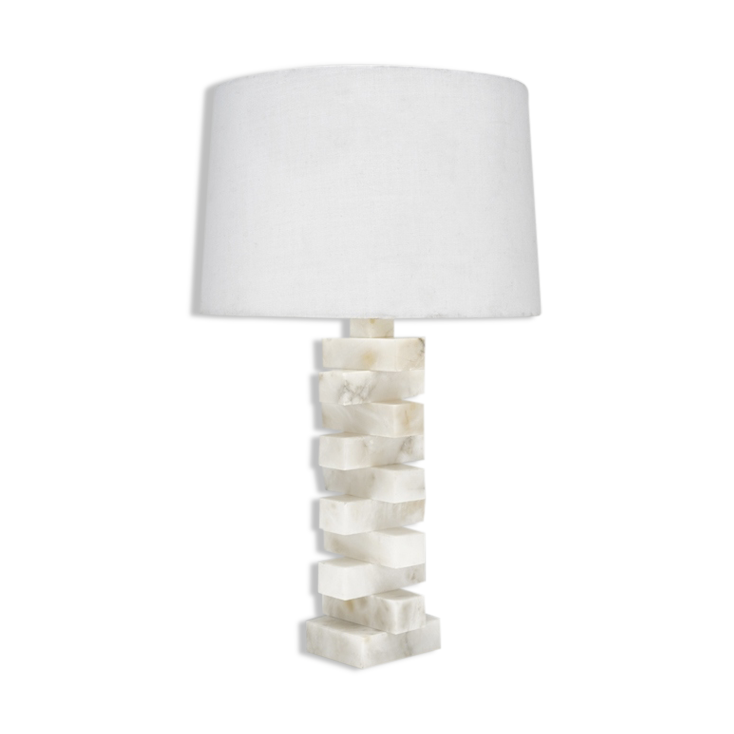 Modernist marble lamp circa 1970