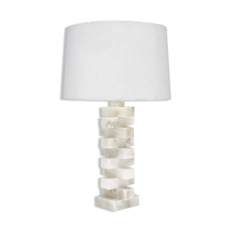 Lampe en marbre moderniste circa 1970