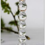 Set of 6 wine glasses from the Rhine Roemer St Louis Crystal model Bubbles