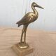 Heron brass statuette