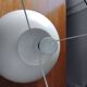 Large vintage ceramic table lamp from the 70s kostka pirouette design