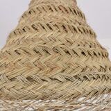 Suspension Dalia en Halfa Tressé – 40×45 cm – Fabrication Artisanale Maroca