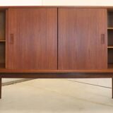 Deens en teck du milieu du siècle design Westergaard midboard 'Snertinge' | 200,5 cm