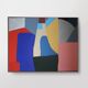 Colorful abstract art 100x80cm on stretched canvas by Bodasca