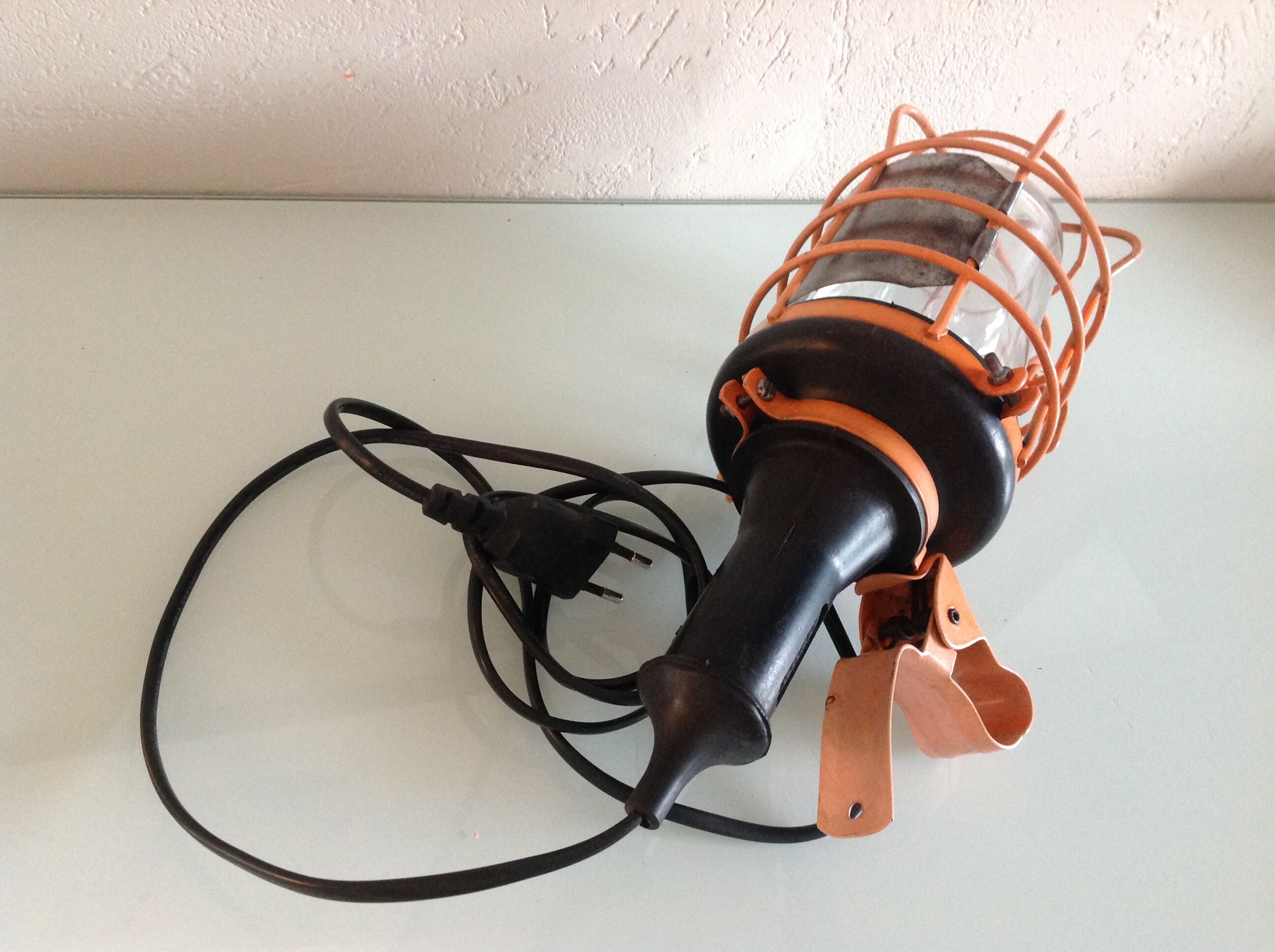 Orange Atrow Workshop Walkman with Duralex Industrial Style Glass