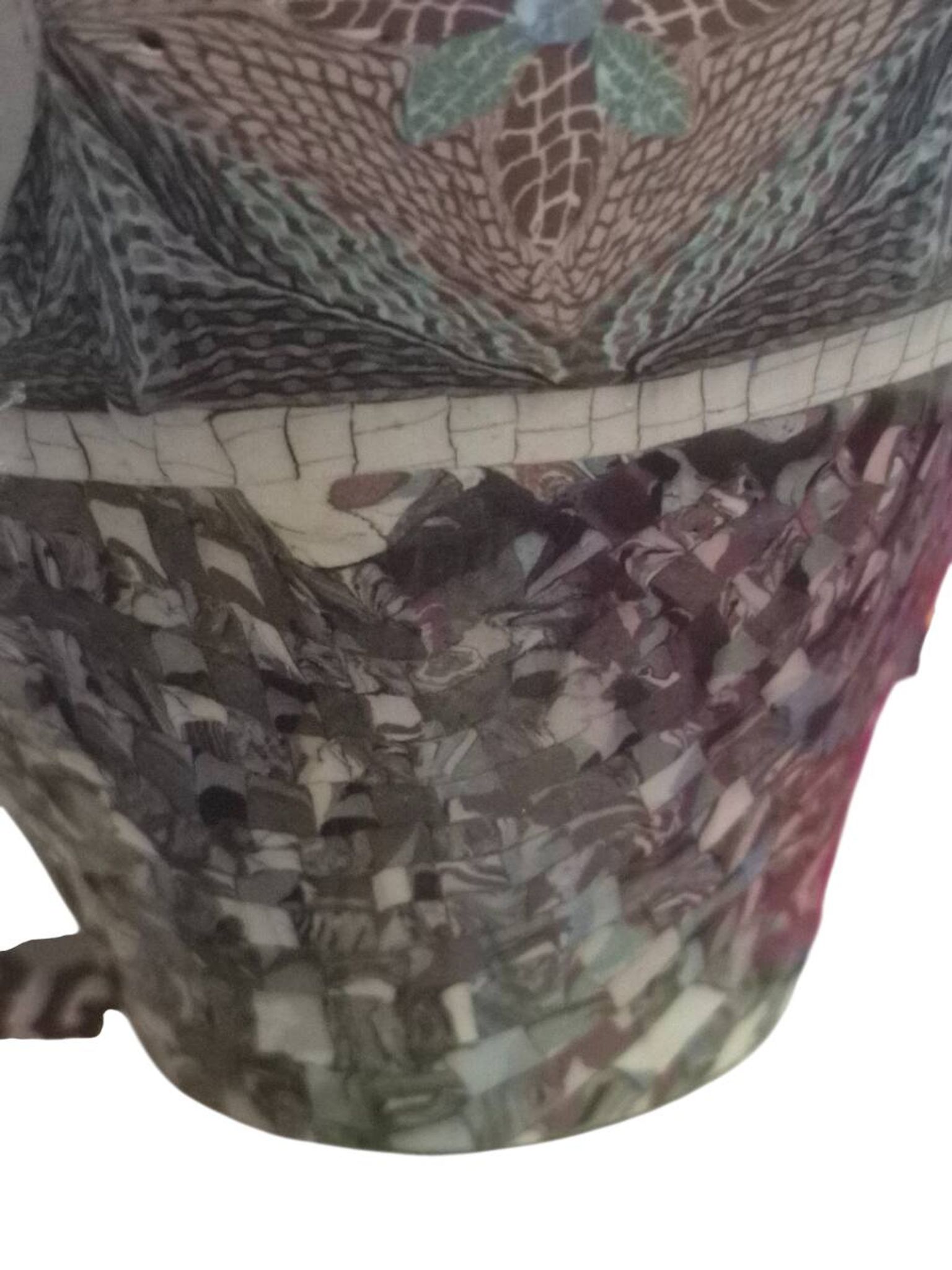 Large vase signed Jean Germino Vallauris