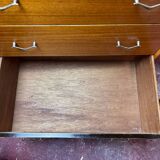 Commode rétro vintage en teck du milieu du siècle par Beeanese – 1960 Élégante