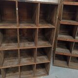 Duo of trade furniture sorting of the post shelf storage