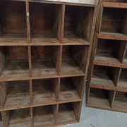 Duo of trade furniture sorting of the post shelf storage