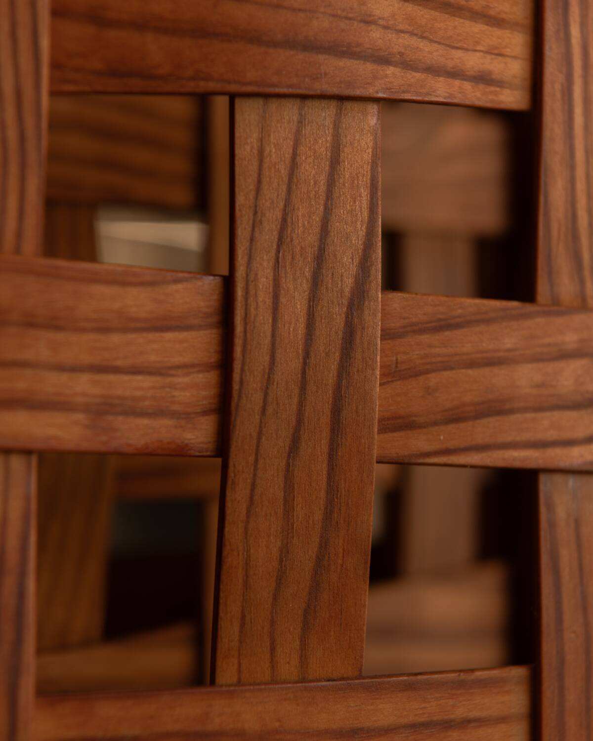 Vintage wooden room divider 3-part room screen in pine