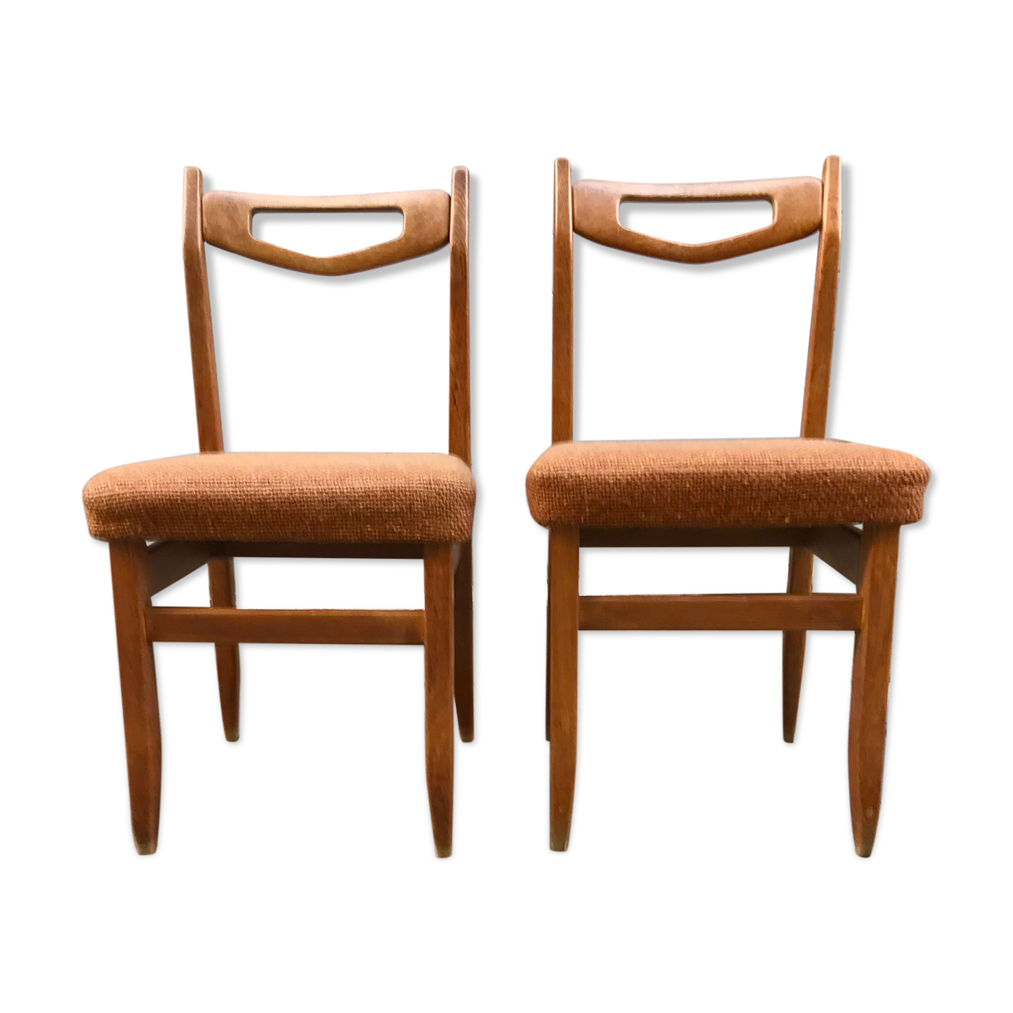 Pair of chairs by Guillerme and Chambron edition your home