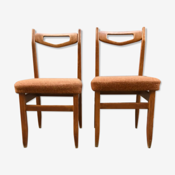 Pair of chairs by Guillerme and Chambron edition your home