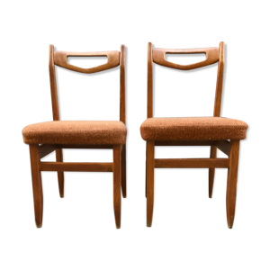 Paire de chaises par Guillerme