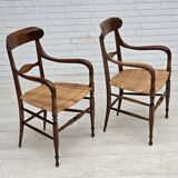 1970s, Italian design by Fratelli Levaggi, 2 armchairs, model "Campanino".