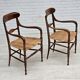 1970s, Italian design by Fratelli Levaggi, 2 armchairs, model "Campanino".