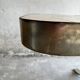 Rare Mid-Century Dark Brown Wood Table — Elegant 1950s Accent, 134×67×67 cm