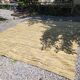 Vintage woven wool rug