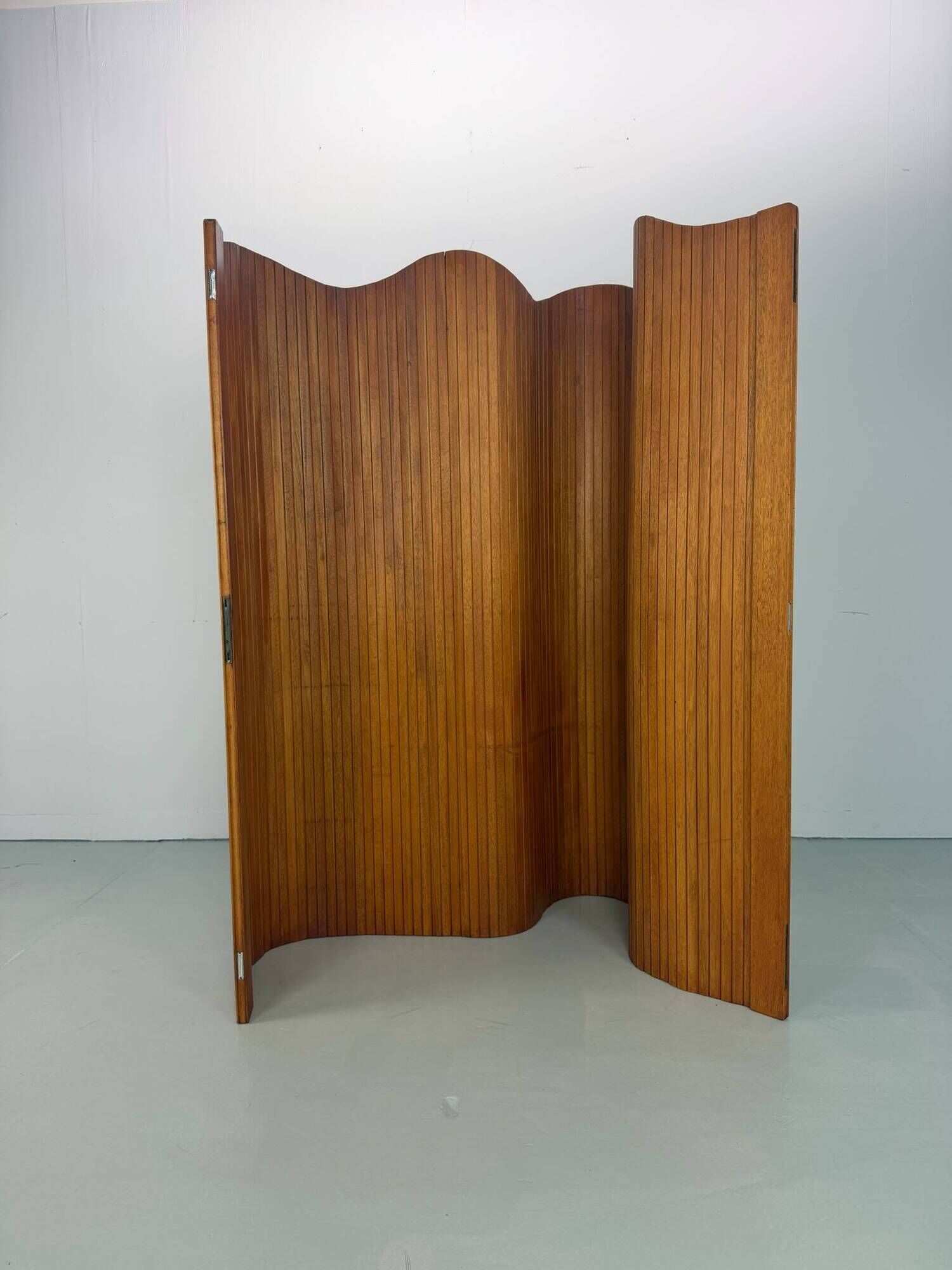 Pine Wood Room Divider by S.N.S.A., France, 1930s